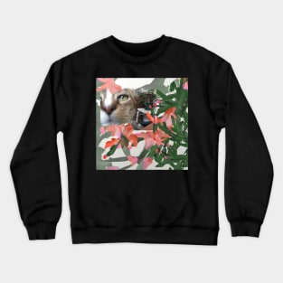 Happy Jack Cat and the Christmas Cactus Crewneck Sweatshirt